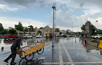 Kayseri'de sağanak yağış etkili oldu