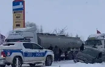 Kayseri-Kahramanmaraş yolu tipi nedeniyle ulaşıma kapandı