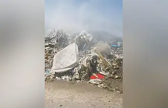 Kayseri OSB'de atık yangını büyümeden söndürüldü