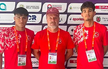 Kayserili atletizm sporcuları Enes Bekir ve Ünsal Cafer milli takımda