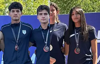 Kayserili atletizmciler Türkiye Şampiyonasından madalyayla döndü
