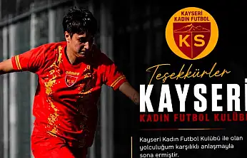 Kayserili futbolcu Zeynep Bilir, Kayseri Kadın FK'dan ayrıldı