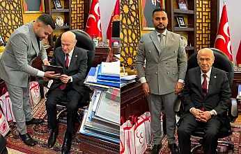 Kayserili İş İnsanı Yıldız, projelerini MHP Lideri Bahçeli'ye anlattı
