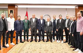 Kayserispor yönetiminden Başkan Büyükkılıç'a ziyaret