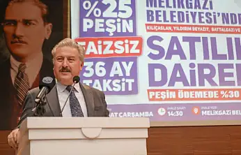 Melikgazi'de 23 daire ihale ile satıldı