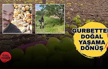 Memleketine dönen gurbetçi, doğal yaşam kültürünü yaşatıyor