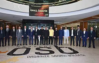 MHP Genel Başkan Yardımcısı Özdemir, Kayseri OSB'yi ziyaret etti