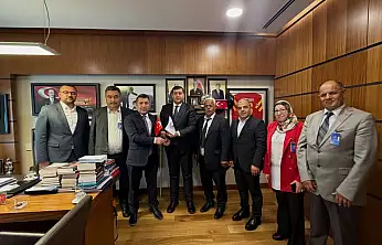 MHP'li Ersoy, Kayseri Sivaslı Dernekler Federasyonu yönetimini TBMM'de ağırladı