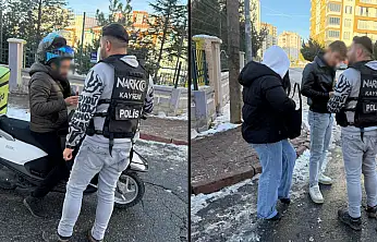 Narko-Okul  uygulamasında 5 araç 17 şahıs sorgulandı