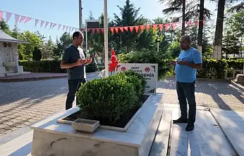 Türkiye'nin dört bir yanından şehit Ömer Halisdemir'in kabrine ziyaret