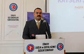 Türkiye Sağlık-İş Kayseri Şubesi'nde Soner Salcanlıer yeniden başkan seçildi