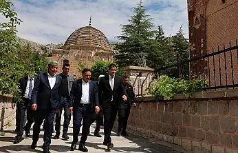 Vali Çiçek Pınarbaşı ilçesindeki yatırımları yerinde inceledi