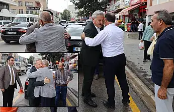 Yahyalı Belediye Başkanı Öztürk, bir gün önce sarıldığı Tümgüç'e veda etti