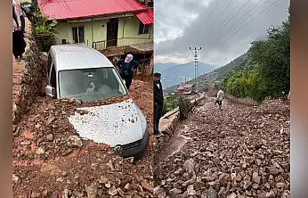 Yahyalı'da sağanak sele dönüştü: Yollar taş ve çamurla kaplandı