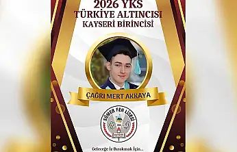 YKS'de 'Kayseri Birincisi' Sümer Fen Lisesi'nden çıktı