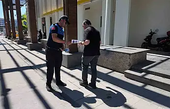 Kayseri'de zabıtadan çevre duyarlılığı çalışması