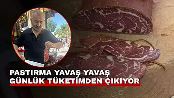 Kayseri'de alışkanlıklar değişti! Pastırma artık gramla alınıyor