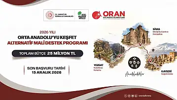 ORAN'dan Bölge Turizmine 25 milyon liralık destek