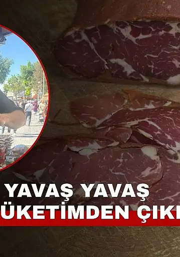 Kayseri'de alışkanlıklar değişti! Pastırma artık gramla alınıyor