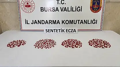Bursa'da uyuşturucu operasyonu: Bin 98 adet sentetik ecza ele geçirildi