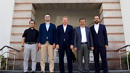 Yeşilhisar heyetinden Başhekim Çöl'e hayırlı olsun ziyareti