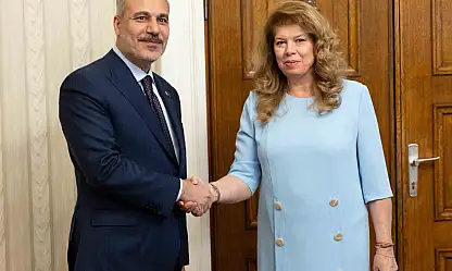 Bakan Fidan, Bulgaristan Cumhurbaşkanı Yotova ile görüştü