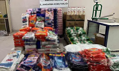 Başkentte kaçak deterjan operasyonu
