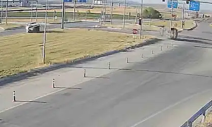 Çorum'da çarpışan otomobil ile cip metrelerce sürüklendi: 6 yaralı