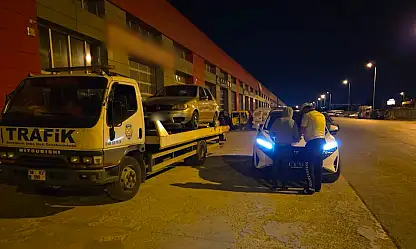 Driftin cezası ağır oldu: 49 bin 552 lira cezai işlem ve araç trafikten men edildi