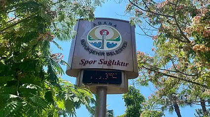 Adana'da 39 dereceyi gören sıcaklık termometreyi bozdu