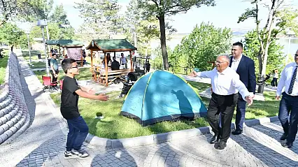 Başkan Büyükkılıç'tan Sarımsaklı Barajı Mesire Alanı'nda inceleme