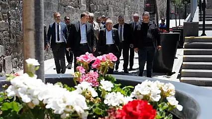 Başkan Büyükkılıç, tarihi kalede çocuklarla buluştu