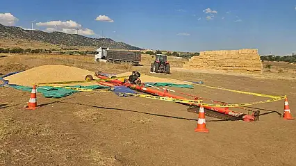 Hububat elevatörünün altında kalan 18 yaşındaki işçi hayatını kaybetti