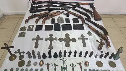 Kayseri'de 'Anadolu Mirası' operasyonu: 80 tarihi eser ele geçirildi