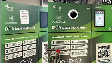 Kayseri'de depozito iade makineleri yoğun kullanıma dayanamadı