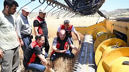 Kayseri'de hasat kaybının önüne geçmek için kontroller sürüyor