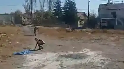 Kayseri'de kadına taşlı saldırı