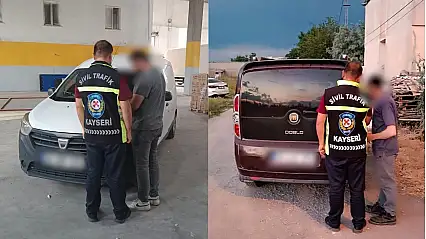Kayseri'de yayaya yol vermeyen 2 sürücüye 11 bin TL ceza