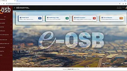 Kayseri OSB Sanayicisi E-OSB Portalını sevdi