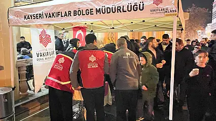 Vakıflar Bölge Müdürlüğü'nün iftar noktaları belli oldu