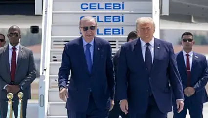 ABD Başkanı Trump Ankara'da: Cumhurbaşkanı Erdoğan karşıladı