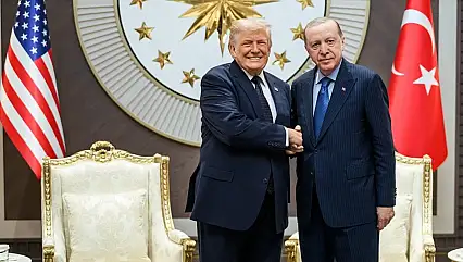 Beyaz Saray, Trump ile Cumhurbaşkanı Erdoğan'ın fotoğrafını paylaştı