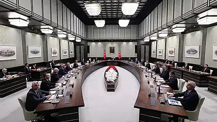 Cumhurbaşkanlığı Kabinesi, Erdoğan başkanlığında toplandı