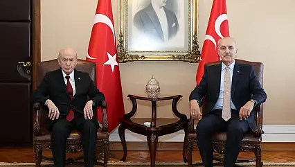 TBMM Başkanı Kurtulmuş'tan Bahçeli'ye ziyaret