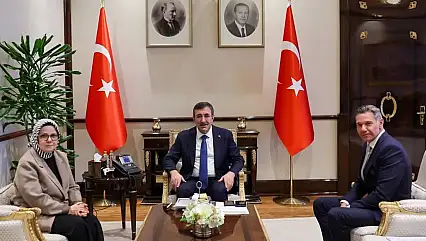 Vekil Böhürler'den Cumhurbaşkanı Yardımcısı Yılmaz'a ziyaret