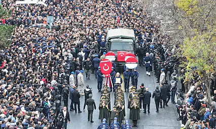 Kayseri şehidini son yolculuğuna uğurladı
