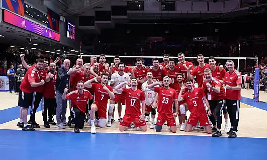 A Milli Erkek Voleybol Takımı, Fransa'yı 3-0 mağlup etti