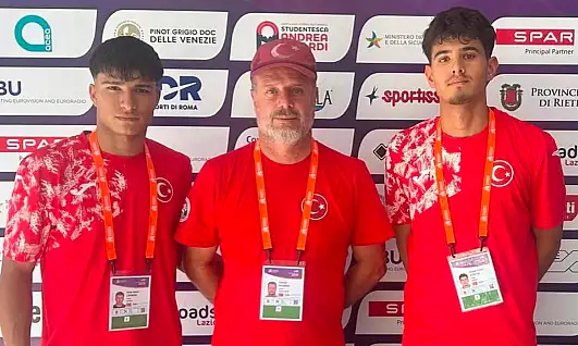 Kayserili atletizm sporcuları Enes Bekir ve Ünsal Cafer milli takımda