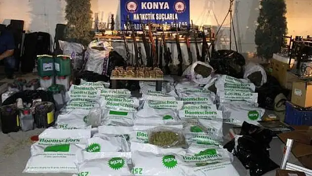 10 Milyon Liralık Uyuşturucu İmalathanesine Baskın!