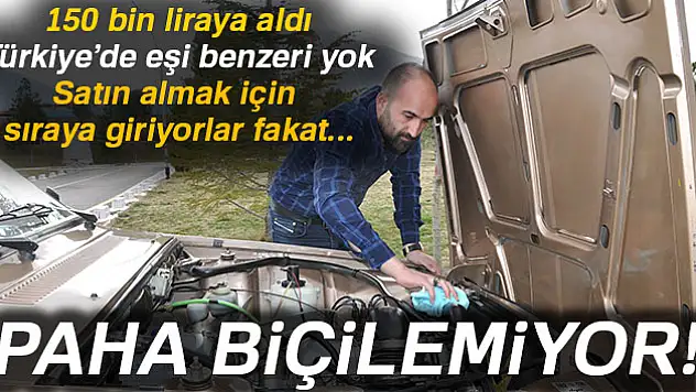150 bin liraya aldığı otomobiline paha biçemiyor